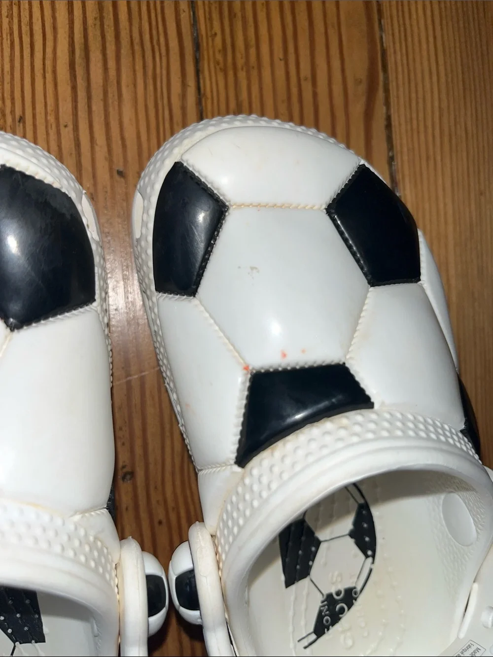 CROCS Soccer - black and white